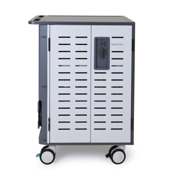 Ergotron Zip40 Charging and Management Cart, UK for Laptops | DM40-2008-3