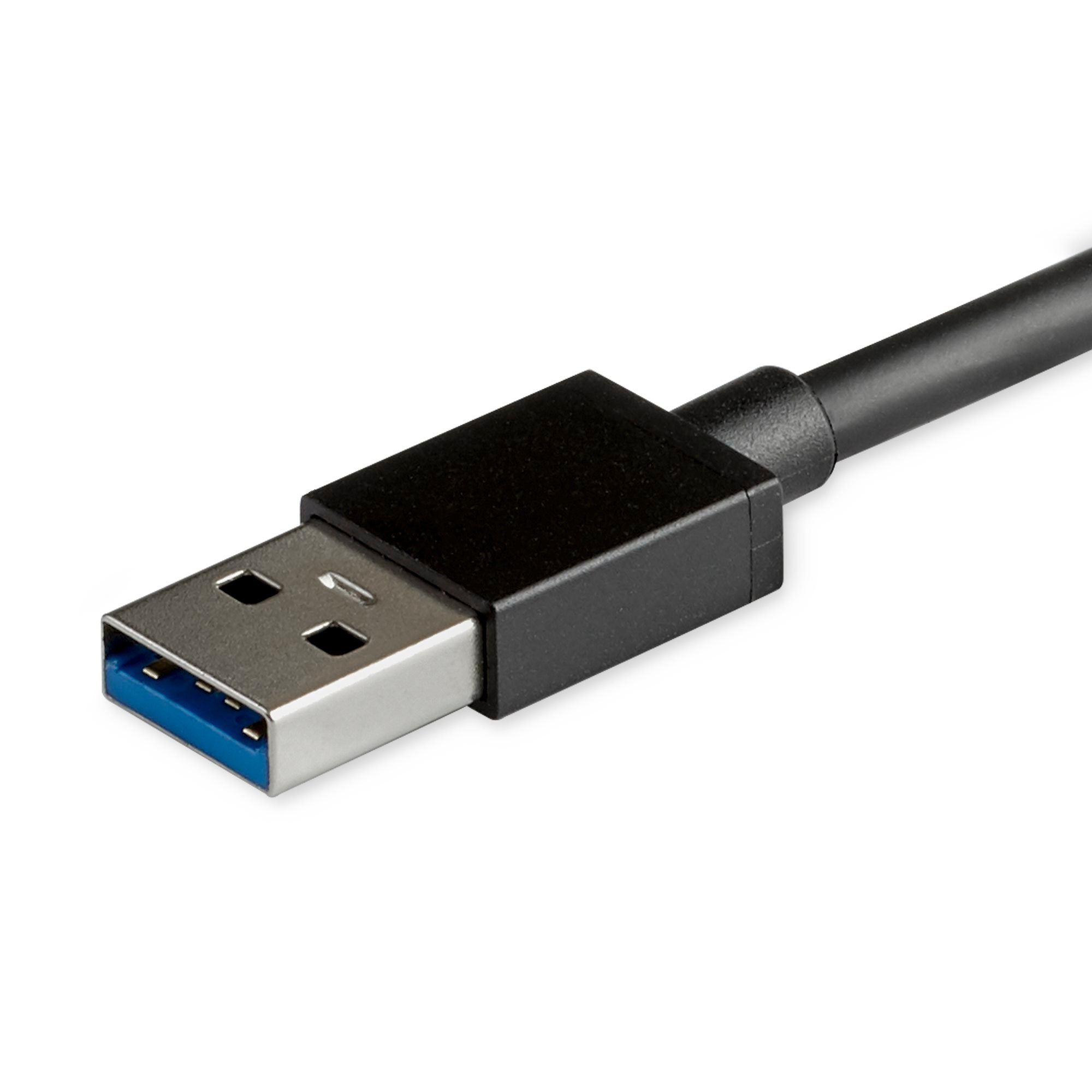 StarTech HB30A4AIB 4 Port USB 3.0 Hub - USB-A to 4x USB 3.0 Type-A with Individual On/Off Port Switches - Image 2