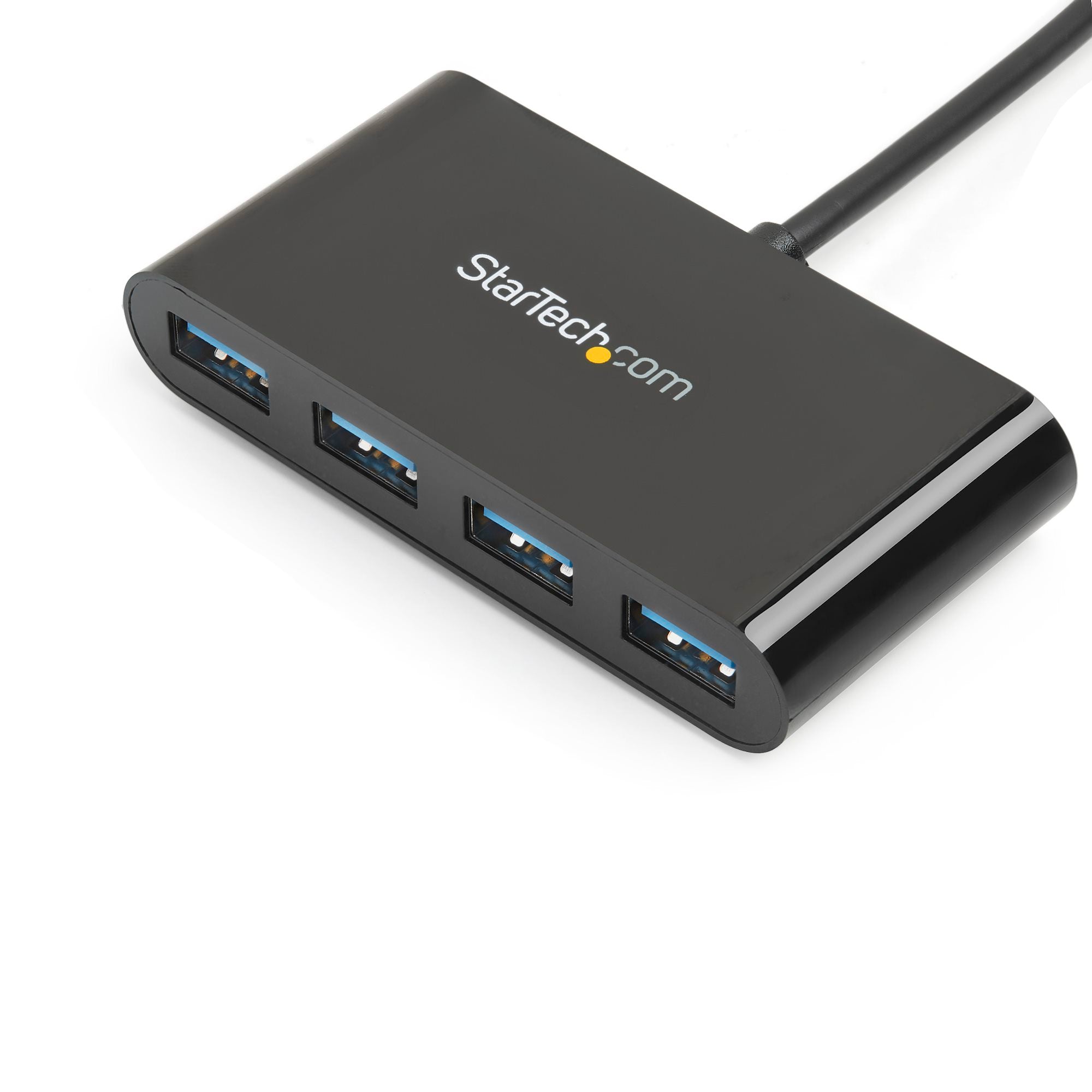 Startech HB30C4AB 4-Port USB-C Hub - USB-C to 4x USB-A - USB 3.0 Hub - 5Gbps - Bus Powered - Image 2
