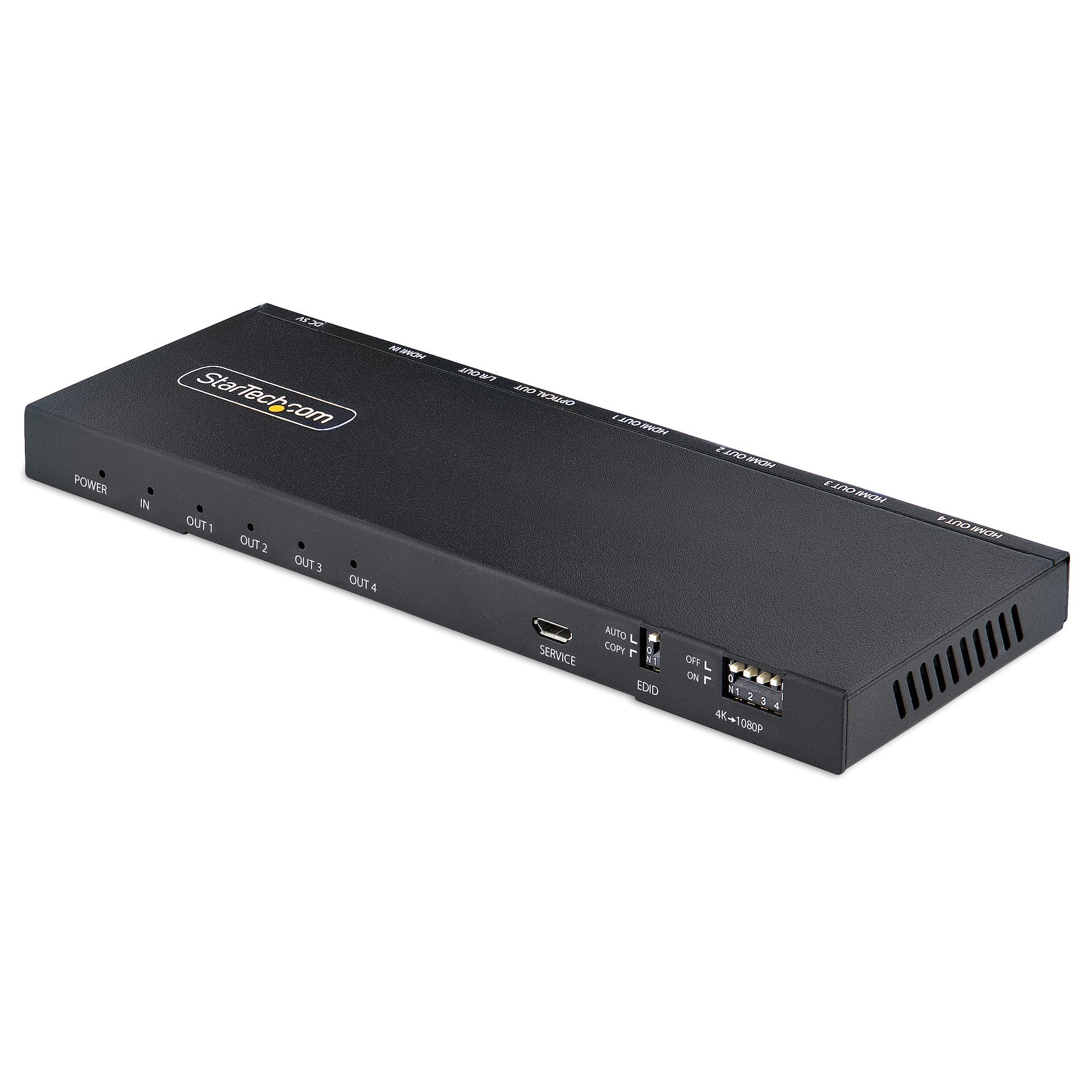 StarTech HDMI-SPLITTER-44K60S 4-Port HDMI Splitter, 4K 60Hz HDMI 2.0 Video, 4K HDMI Splitter - Image 2