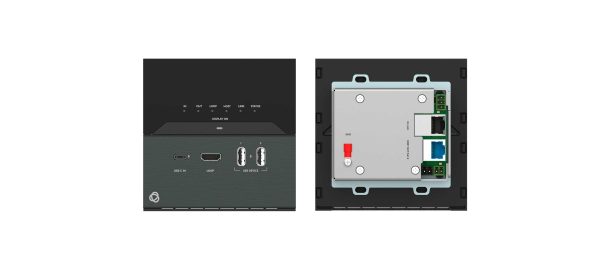 Kramer Electronics EXT3-C-XR-T 4K60 4:4:4 USB-C Wall-plate Transmitter with USB, Ethernet, RS-232, & IR over Extended-Reach HDBaseT 3.0
