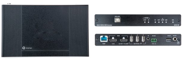 Kramer Electronics EXT3-TR 4K60 4:4:4 HDMI Extender with USB, RS-232 & IR over Long-Reach HDBaseT 3.0