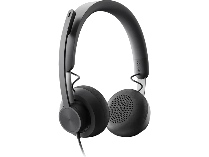 Logitech Zone Wired UC Wired Grey Headset - Image 3