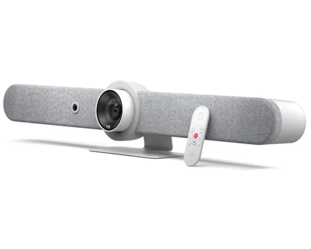 Alternative view of Logitech Rally Bar - White