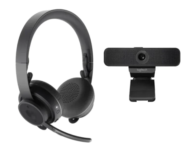 Logitech Zone Wireless Headset with C925e Webcam