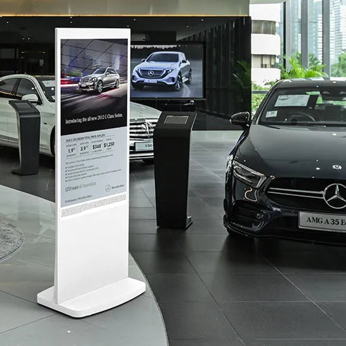 Allsee 55" Android Freestanding Digital Poster - White - Image 8