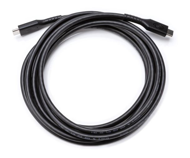 Crestron USB Cable, USB-C® Male to USB-C Male, USB 3.2 Gen 1 (5 Gbps), DisplayPort? Alt Mode, 60 W, 9 ft (2.7 m) | CBL-USB3G1-C-C-9