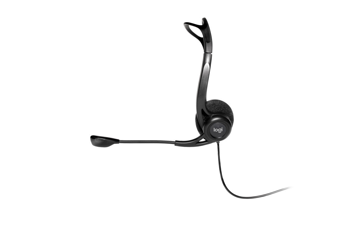Logitech 960 USB Computer Headset Wired Black Headset - Image 3