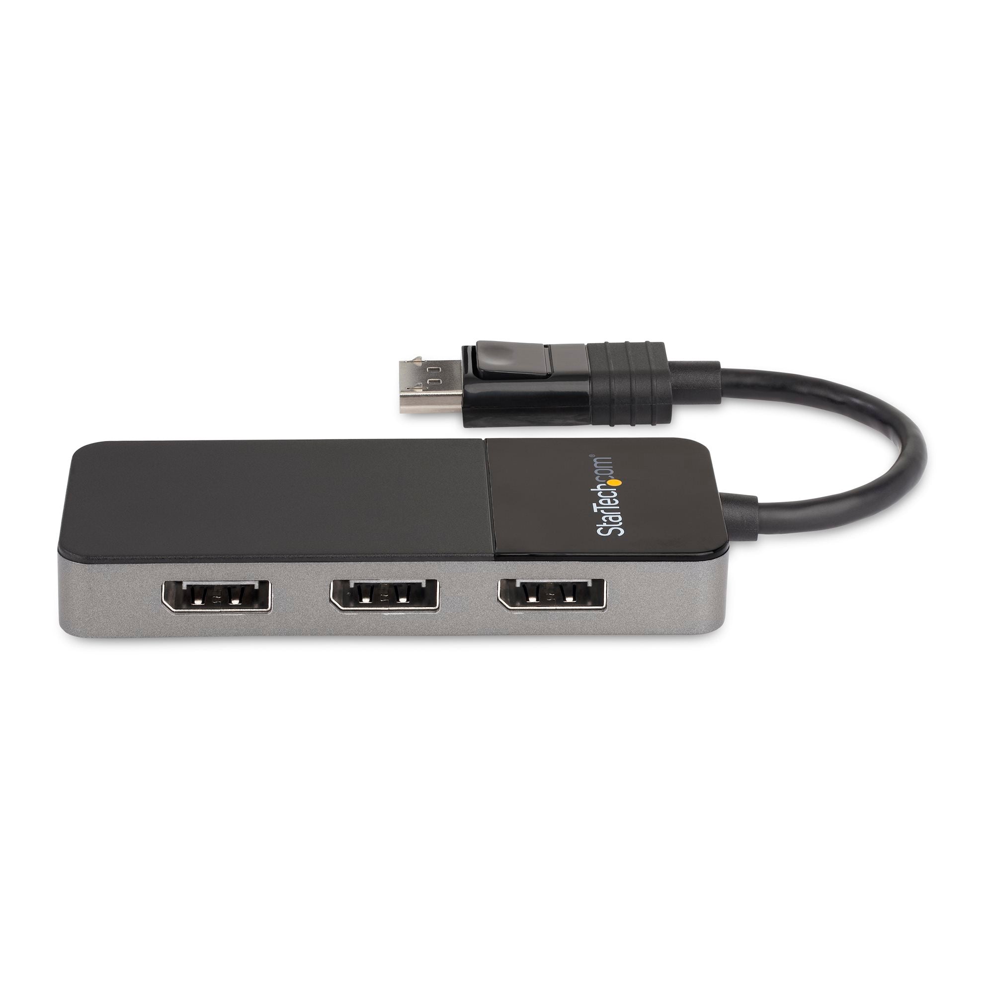 StarTech MST14DP123DP 3-Port DisplayPort 1.4 Splitter, DisplayPort to 3x DP Multi-Monitor Adapter, Triple 4K Computer MST Hub, USB Bus-Powered - Windows Only - Image 2