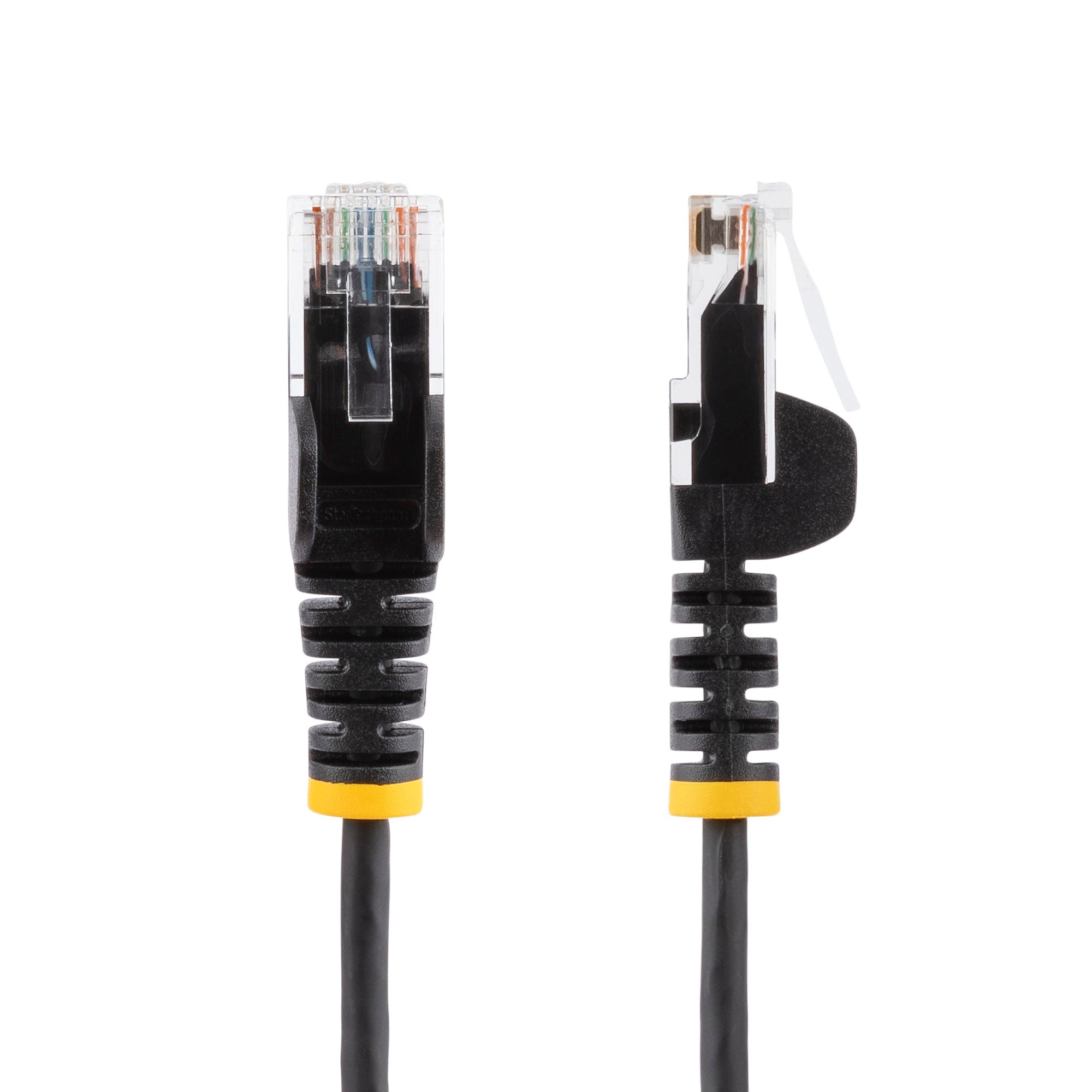 StarTech 1.5m Black CAT6 Cable With Slim Snagless RJ45 Connectors - N6PAT150CMBKS - Image 2