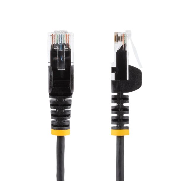 Alternative view of StarTech 2m Black CAT6 Cable Slim With Snagless RJ45 Connectors - N6PAT200CMBKS