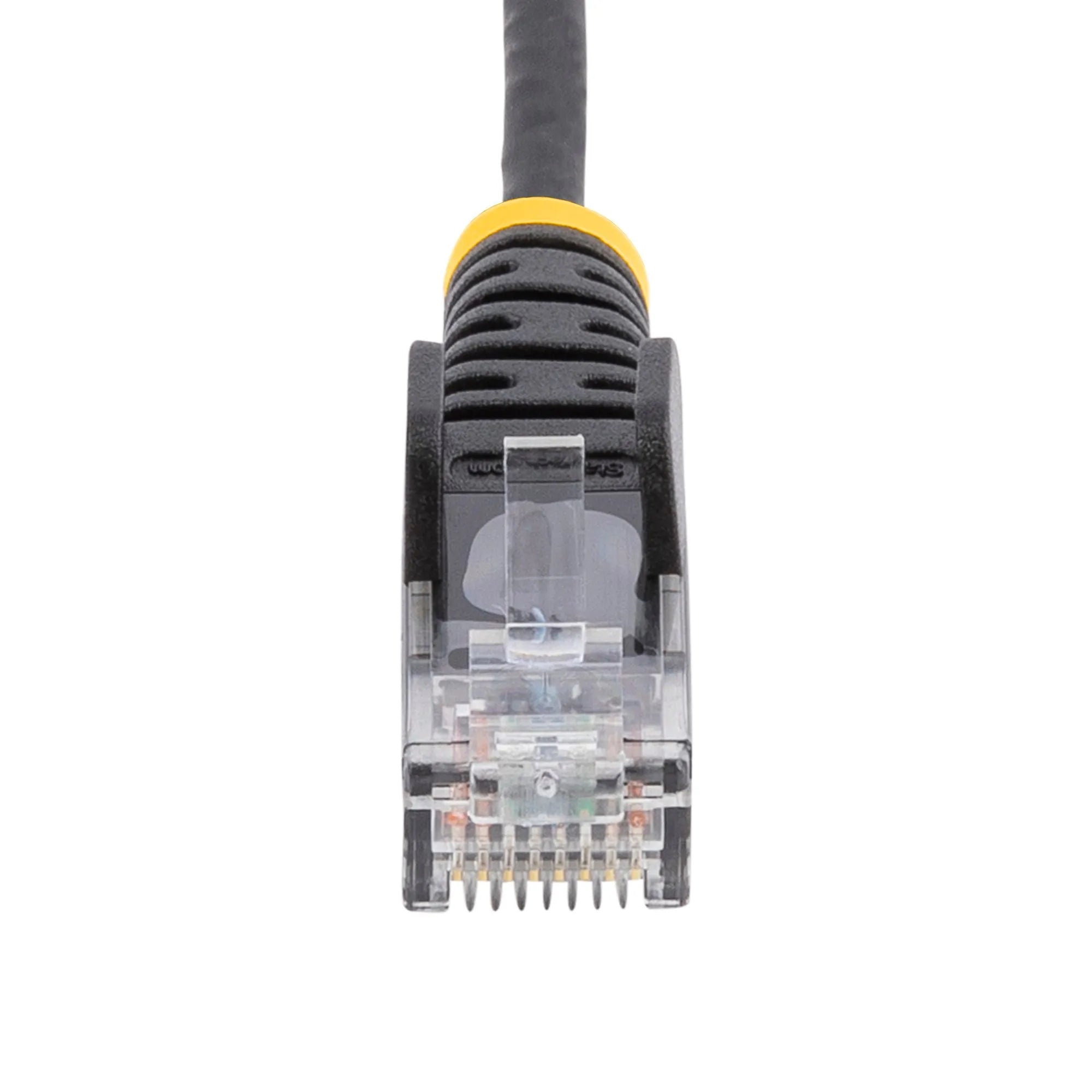 StarTech 0.5m Black CAT6 Cable Slim With Snagless RJ45 Connectors - N6PAT50CMBKS - Image 4