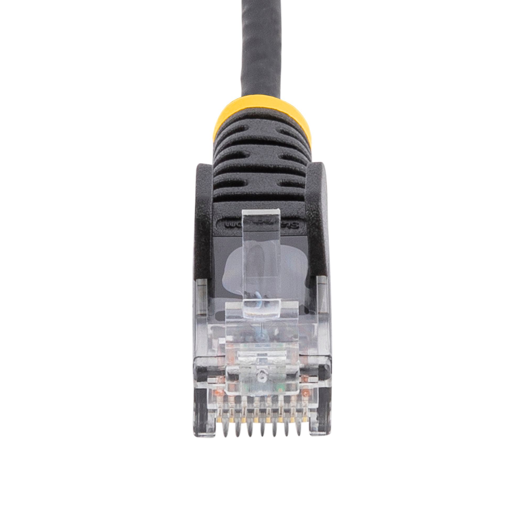 StarTech 1.5m Black CAT6 Cable With Slim Snagless RJ45 Connectors - N6PAT150CMBKS - Image 4