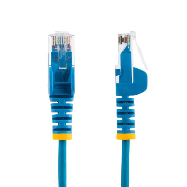 Alternative view of StarTech 1m Blue CAT6 Cable Slim With Snagless RJ45 Connectors - N6PAT100CMBLS