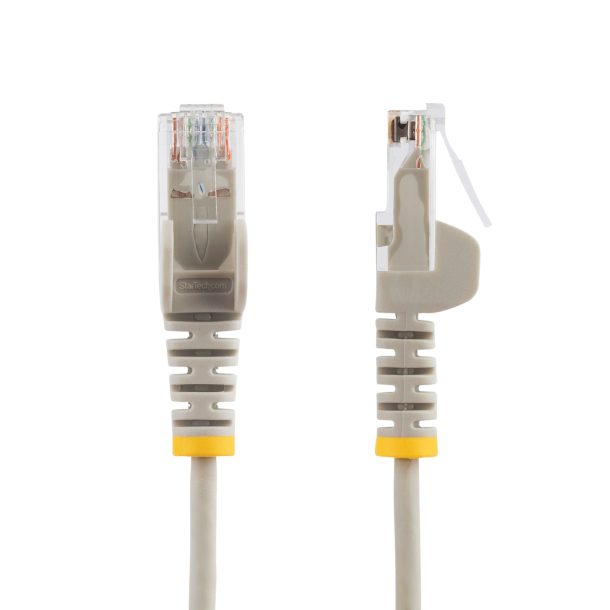 Alternative view of StarTech 1.5m Grey CAT6 Cable Slim With Snagless RJ45 Connectors - N6PAT150CMGRS