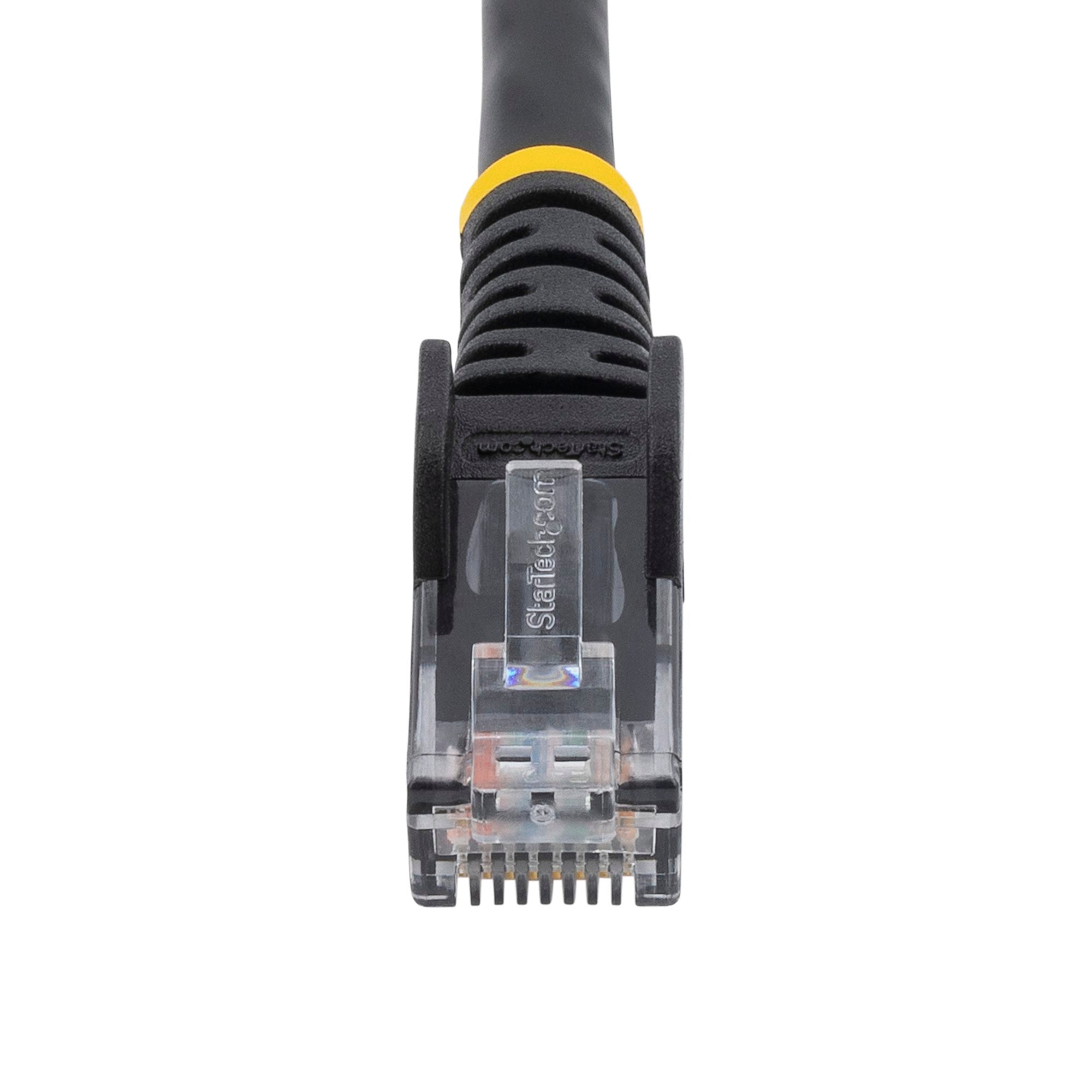 StarTech 0.5m Black CAT 6 Gigabit Ethernet Wire - N6PATC50CMBK - Image 4