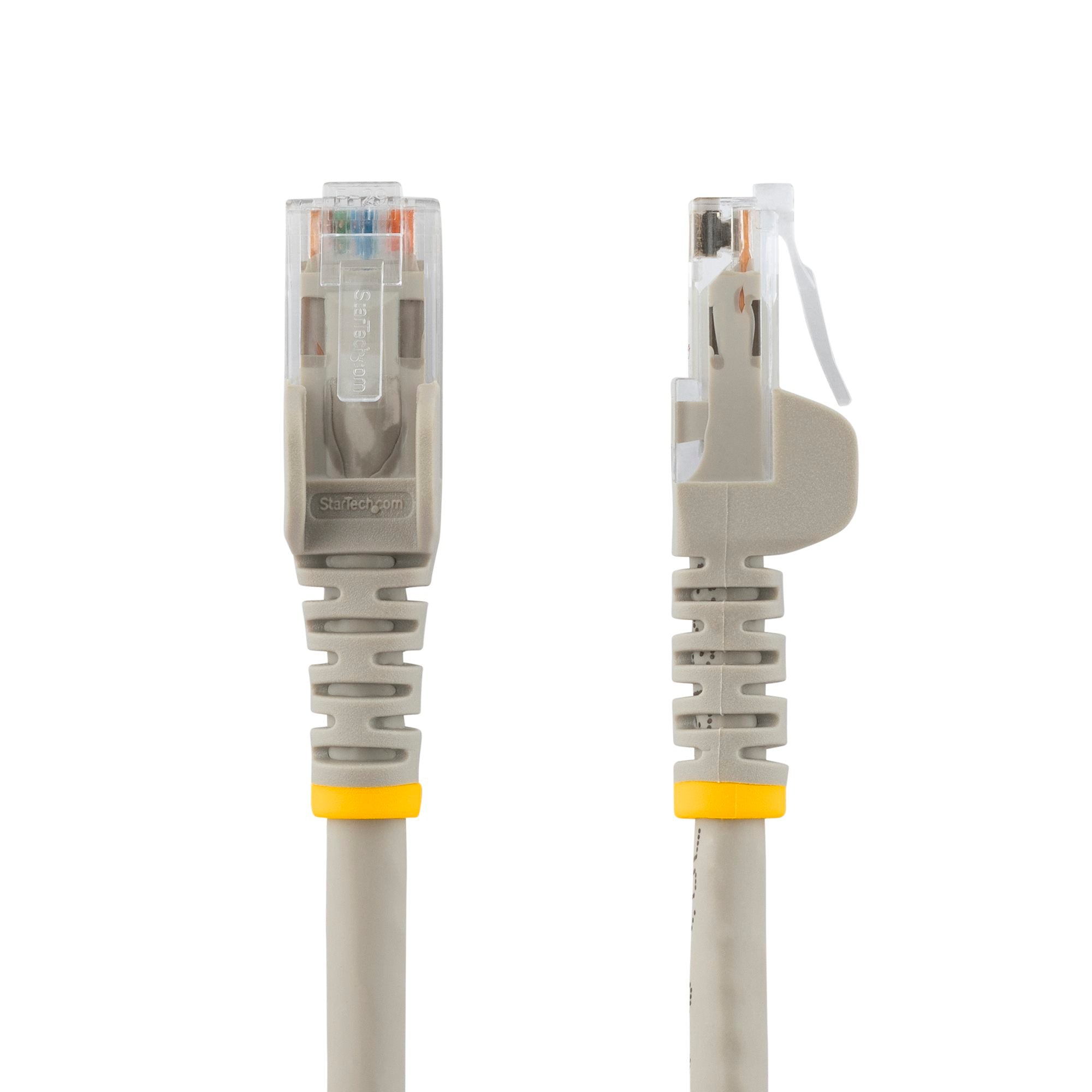 StarTech N6PATC5MGR 5m CAT6 Ethernet Cable - Grey CAT 6 Gigabit Ethernet Wire - Image 2