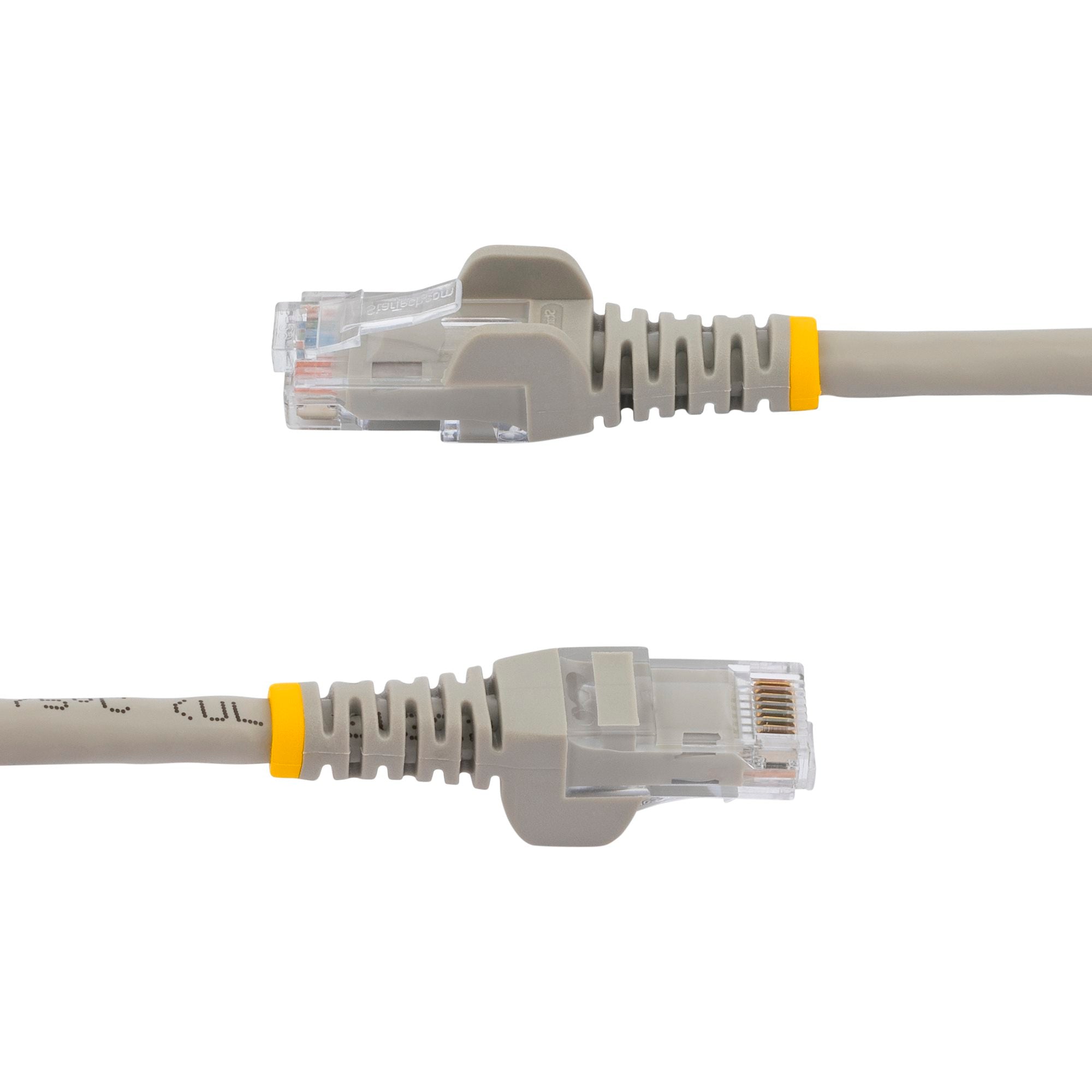 StarTech N6PATC5MGR 5m CAT6 Ethernet Cable - Grey CAT 6 Gigabit Ethernet Wire - Image 3