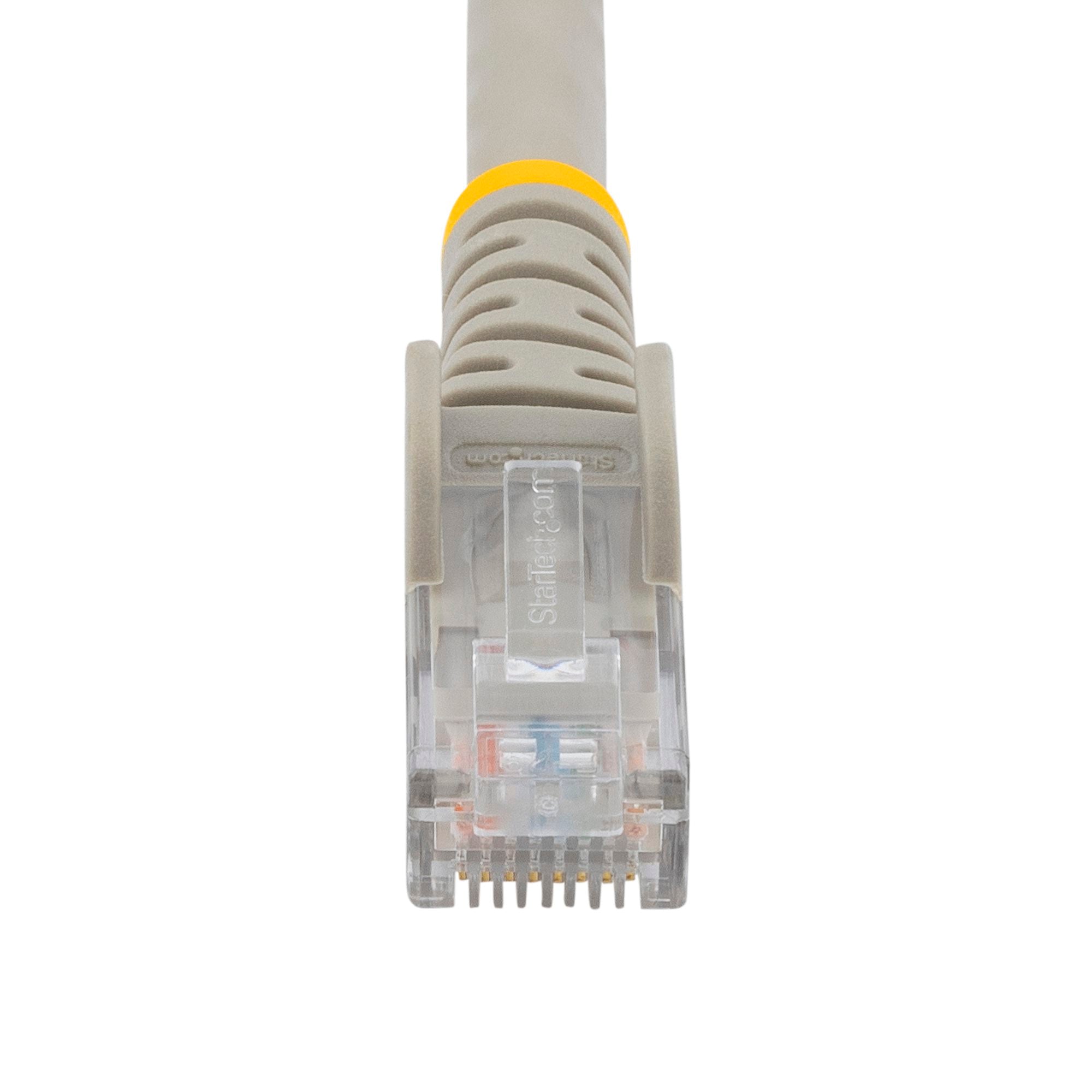 StarTech N6PATC5MGR 5m CAT6 Ethernet Cable - Grey CAT 6 Gigabit Ethernet Wire - Image 4