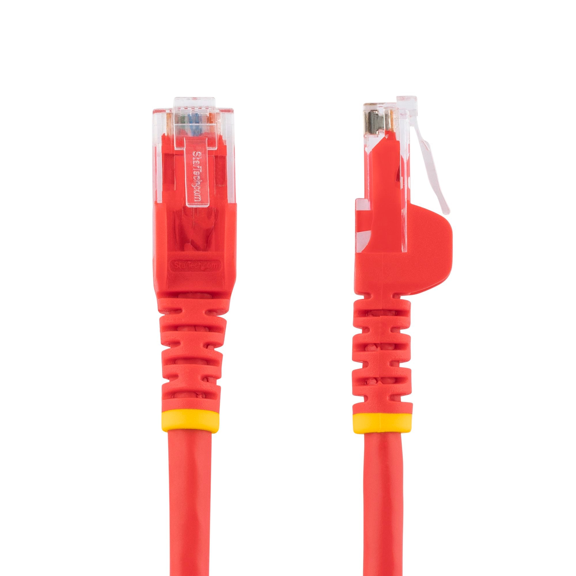 StarTech N6PATC5MRD 5m CAT6 Ethernet Cable - Red CAT 6 Gigabit Ethernet Wire - Image 2