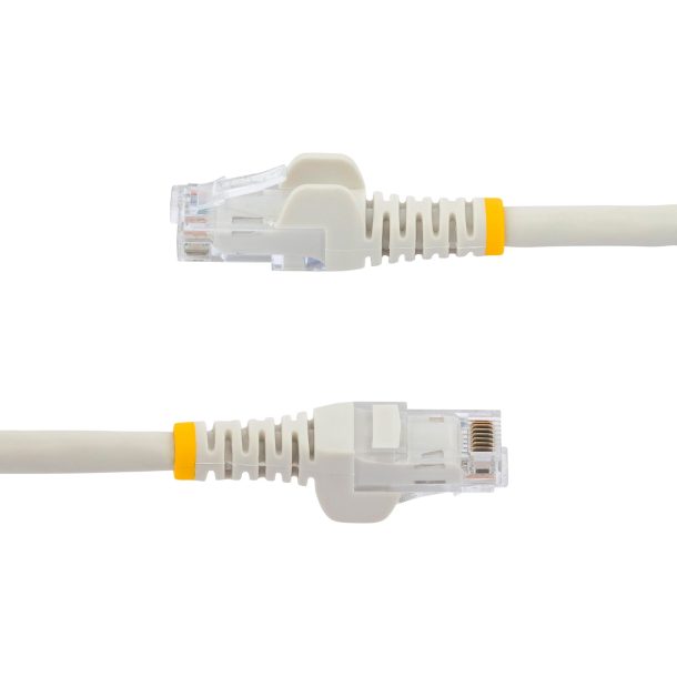 Alternative view of StarTech N6PATC150CMWH 1.5m CAT6 Ethernet Cable - White CAT 6 Gigabit Ethernet Wire