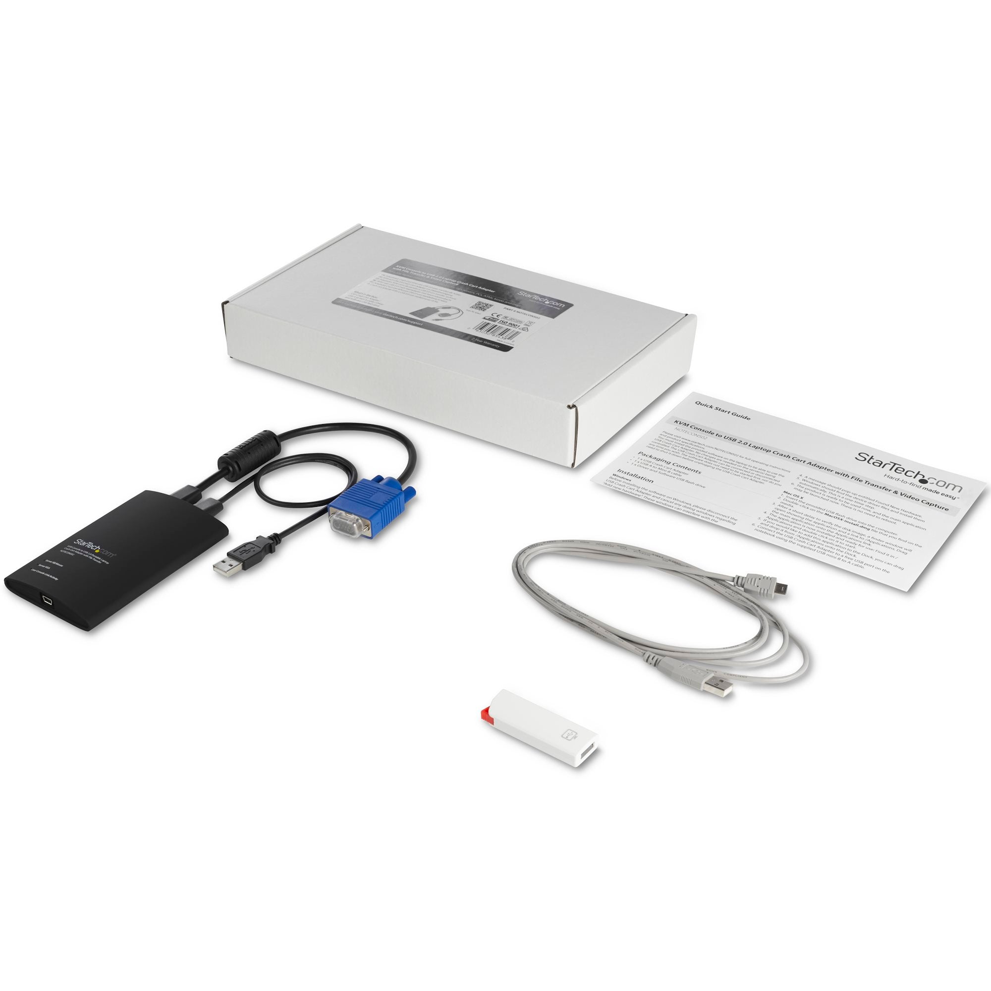 StarTech USB Crash Cart Adapter with File Transfer & Video Capture | NOTECONS02 - Image 8