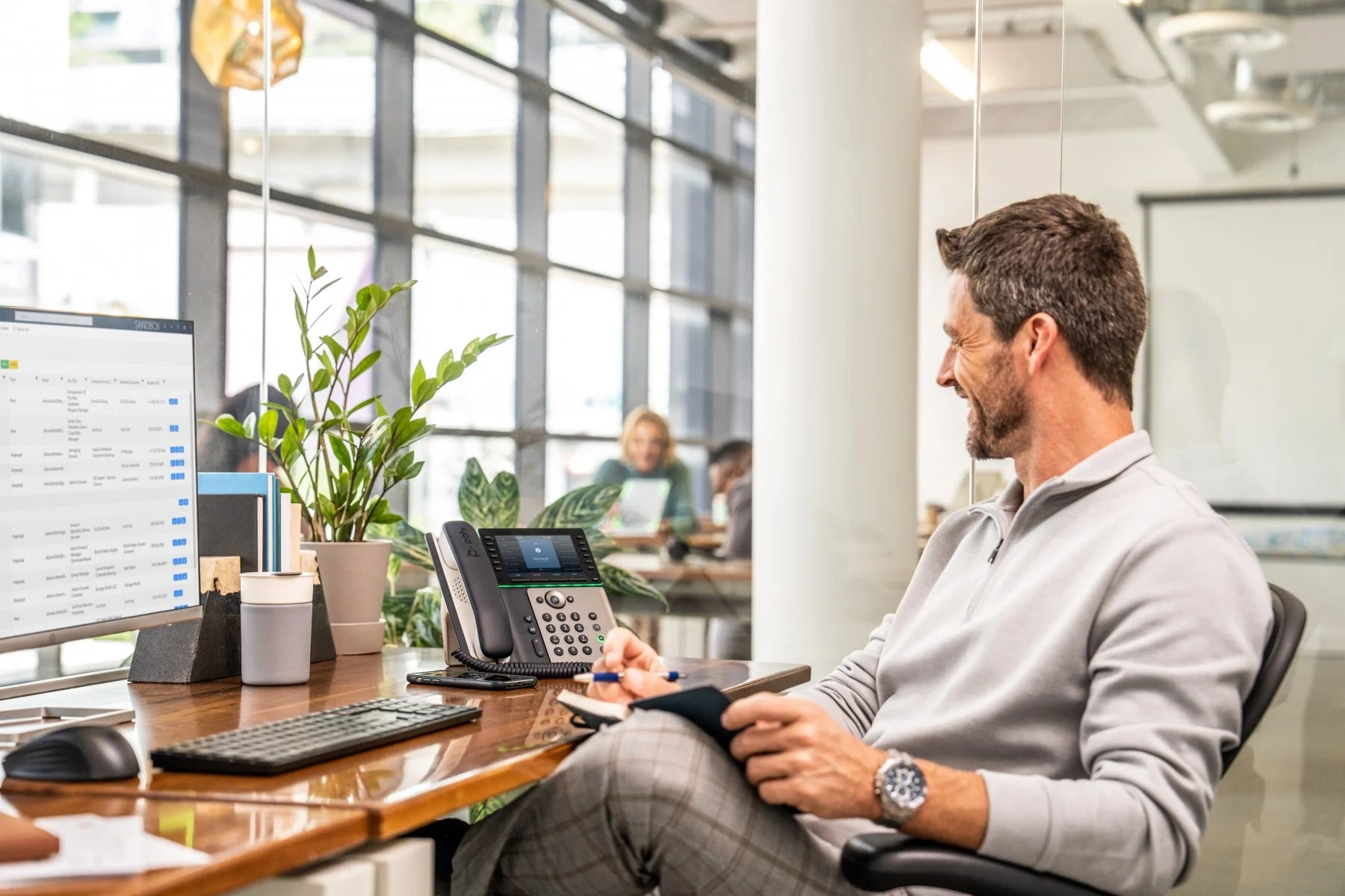HP Poly Edge E550 IP Phone and PoE-enabled | 82M91AA - Image 9