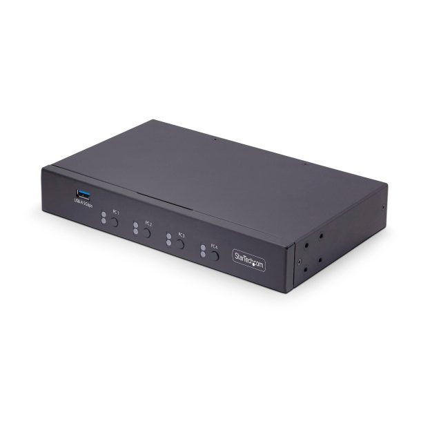 Alternative view of StarTech 4-Port KM Switch with Mouse Switching, USB Switch for Keyboard/Mouse | P4A20132-KM-SWITCH
