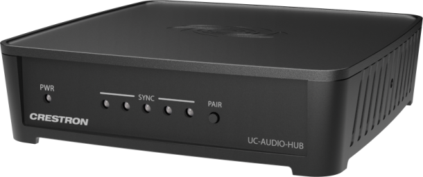 Alternative view of Crestron Flex Pod Wireless Audio Kit with Hub and Pod, Black | UC-AUDIO-1-B-DR2 KIT