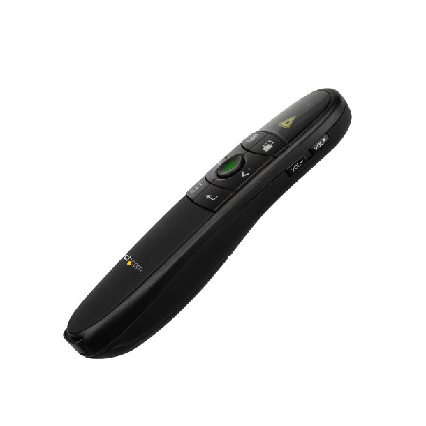Alternative view of StarTech 27m Wireless Presentation Remote with Green Laser Pointer | PRESREMOTEG