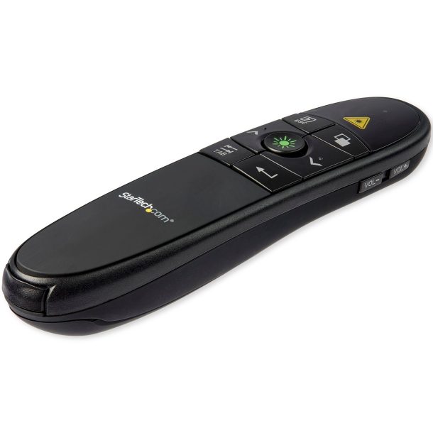 StarTech 27m Wireless Presentation Remote with Green Laser Pointer | PRESREMOTEG