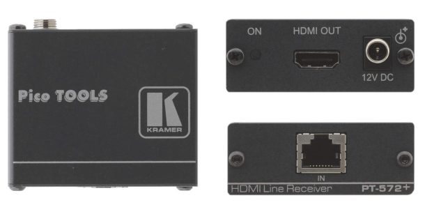 Kramer Electronics PT-572+ HDMI HDCP 2.2 Compact Receiver over PoC Long-Reach DGKat