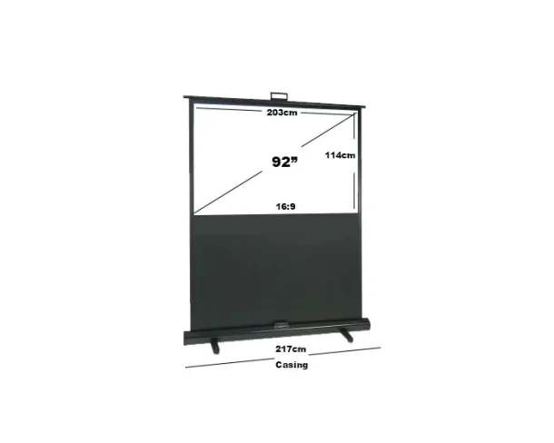 Sapphire Pull-Up 203x114cm Projector Screen 16:9 92 inch SFL200WSF