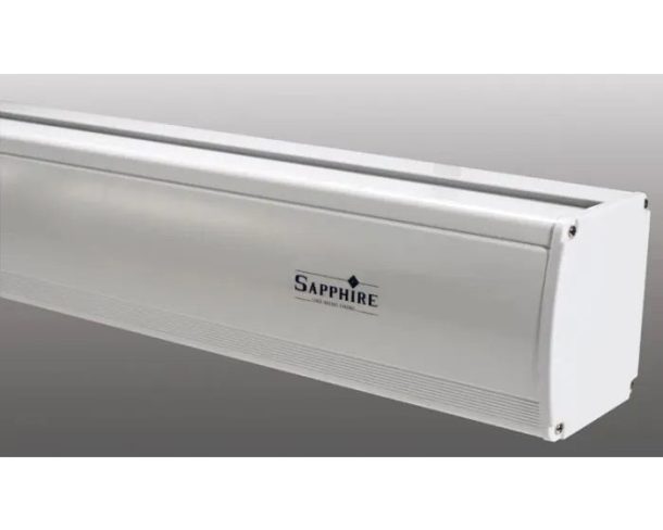 Alternative view of Sapphire 120" 16:9 (266x149cm) Grey Electric Tab Tensioned Screen | SETTS270WSF-AWG