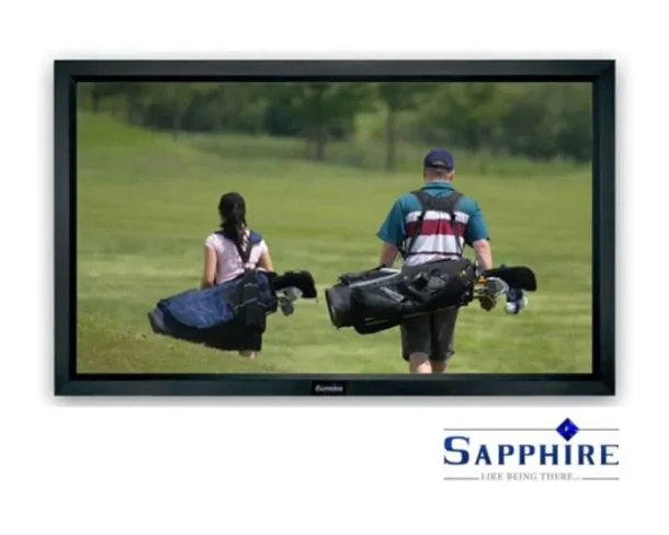 Alternative view of Sapphire Fixed Frame 170x96cm Front Projector Screen 16:9 78 inch SFSC171