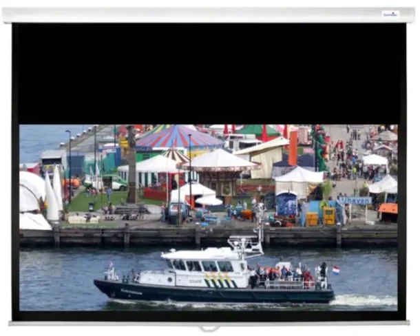 Sapphire Slow Retraction Manual 170x95cm Projector Screen 16:9 77 inch SWS180WSF-ASR2