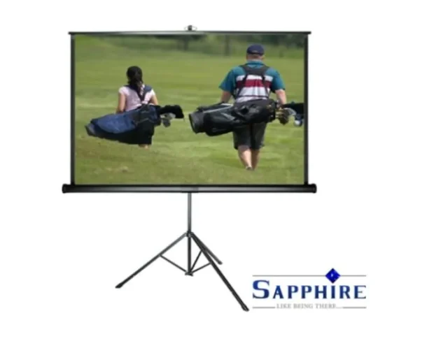 Sapphire Tripod 180x180cm Projector Screen 1:1 99 inch STS180