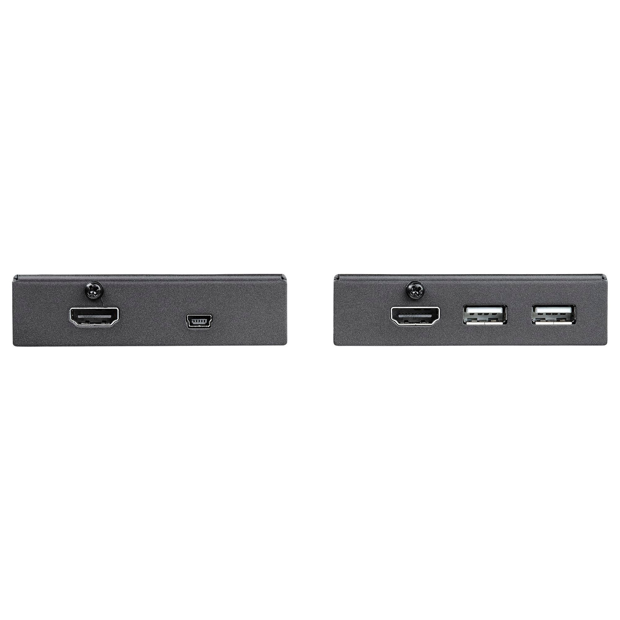 StarTech ST121USBHD HDMI over CAT6 Extender with 4-port USB Hub - 165 ft (50m), 1080p - Image 3
