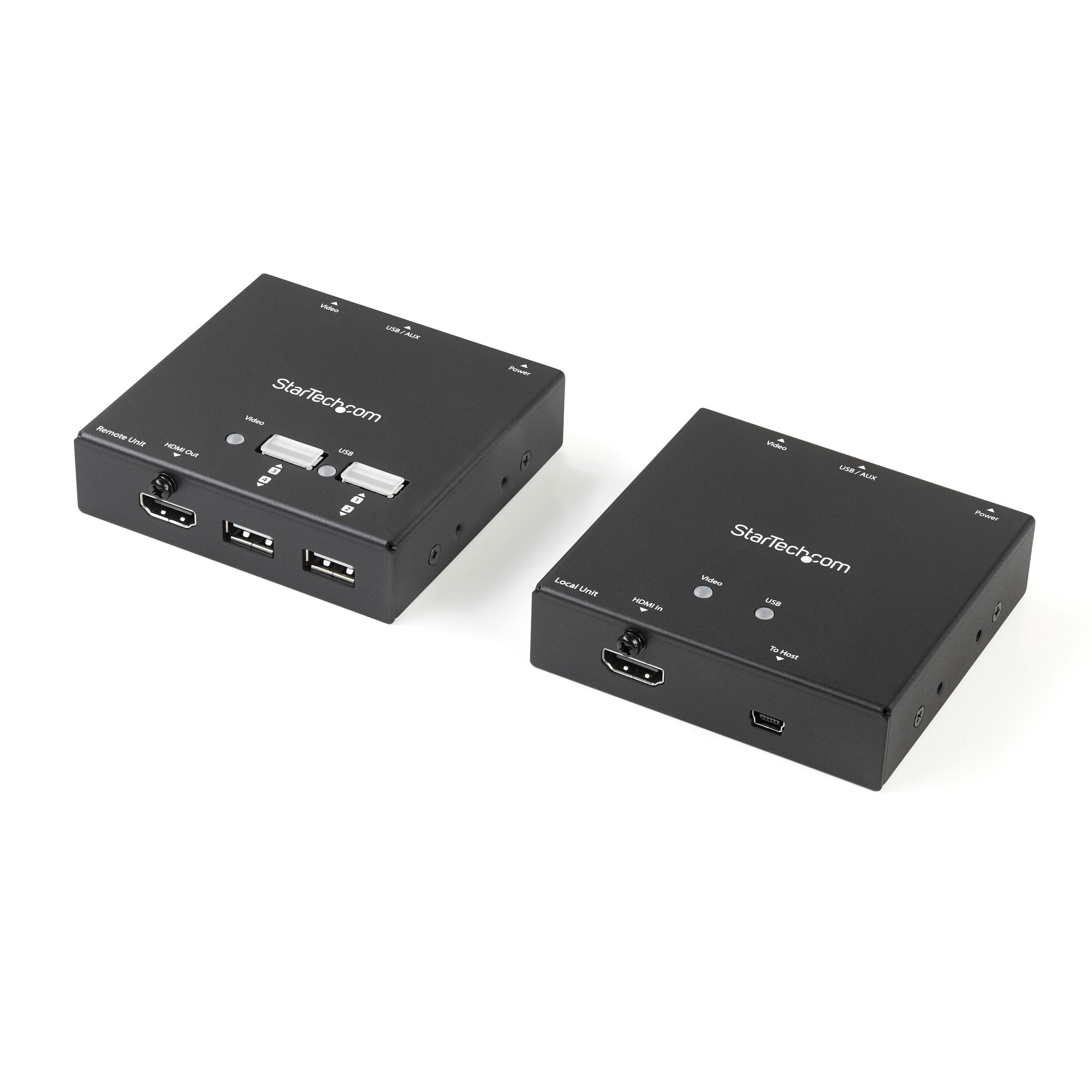 StarTech ST121USBHD HDMI over CAT6 Extender with 4-port USB Hub - 165 ft (50m), 1080p - Image 2