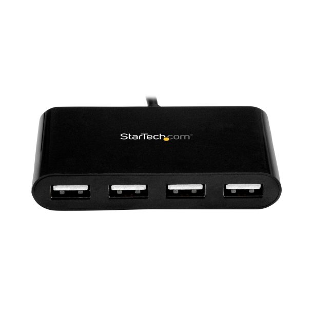 Alternative view of StarTech ST4200MINIC 4-Port USB-C Hub - Mini Hub - USB-C to 4x USB-A - USB 2.0
