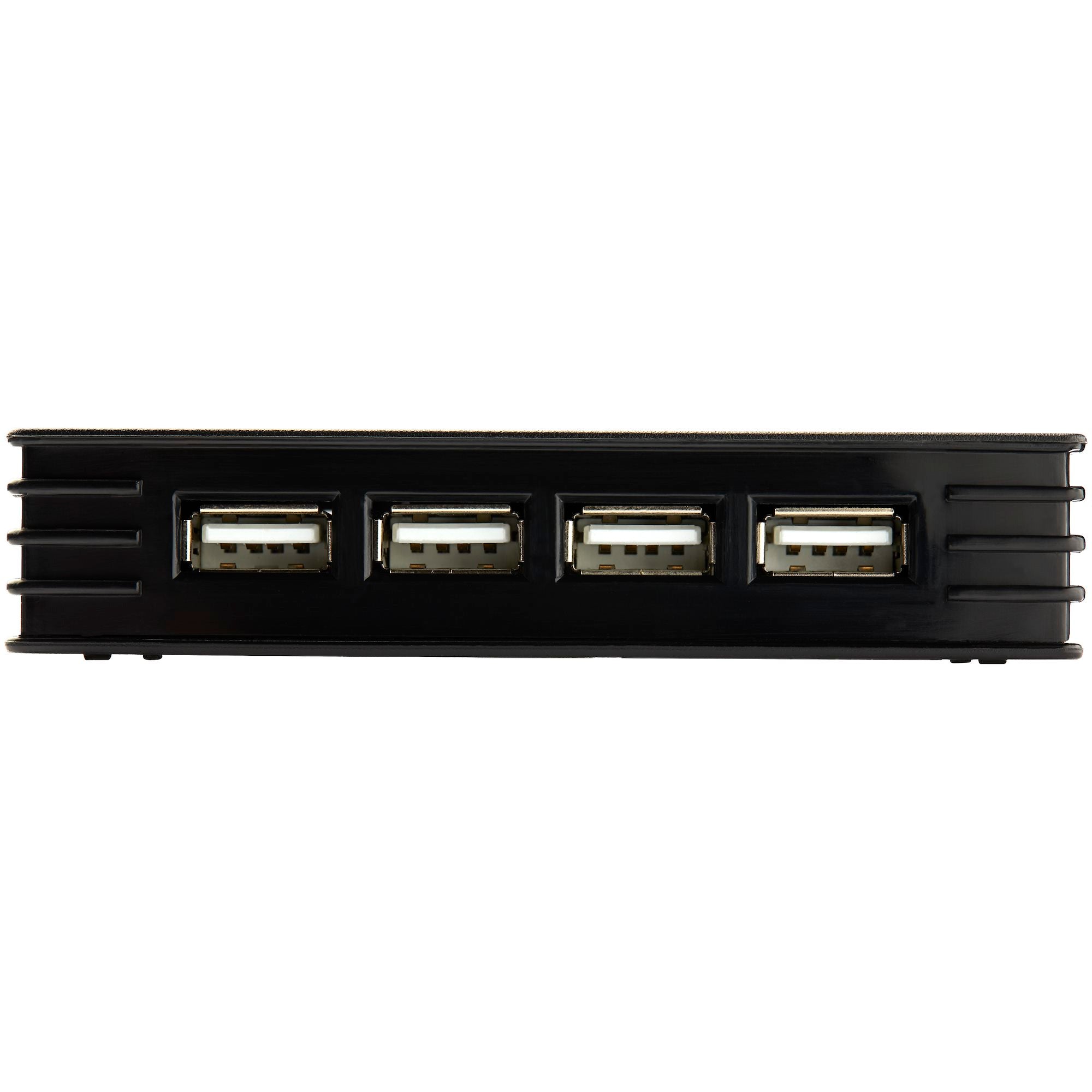 StarTech ST4202USBGB 4 Port Black USB 2.0 Hub - Image 3