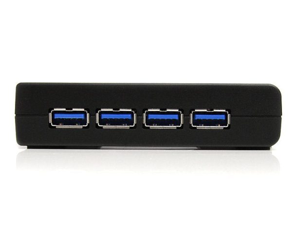Alternative view of StarTech ST4300USB3GB 4 Port Black SuperSpeed USB 3.0 Hub