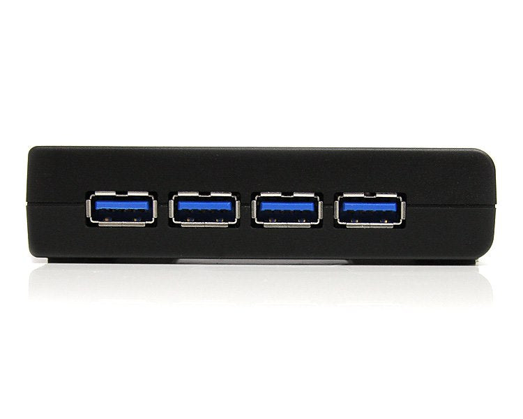StarTech ST4300USB3GB 4 Port Black SuperSpeed USB 3.0 Hub - Image 2