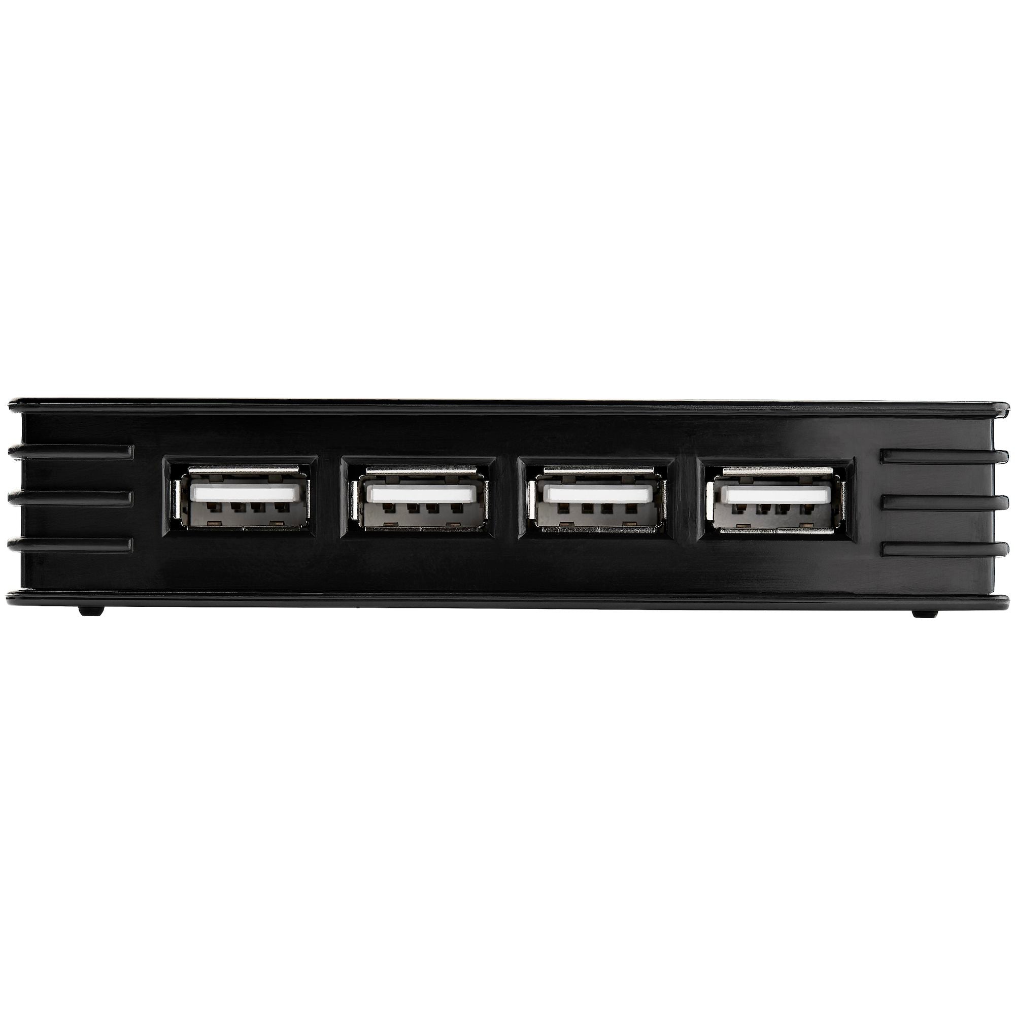 StarTech ST7202USBGB 7 Port Black USB 2.0 Hub - Image 3