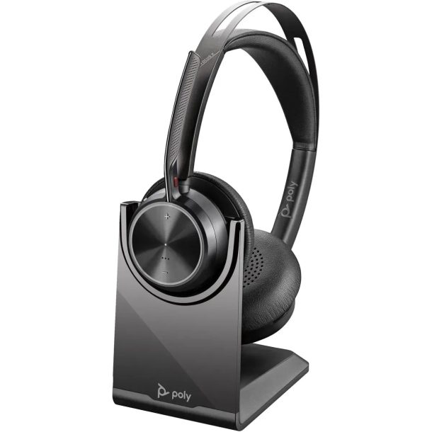 Alternative view of Poly Voyager Focus 2 USB-C with Charge Stand Headset | 77Y89AA