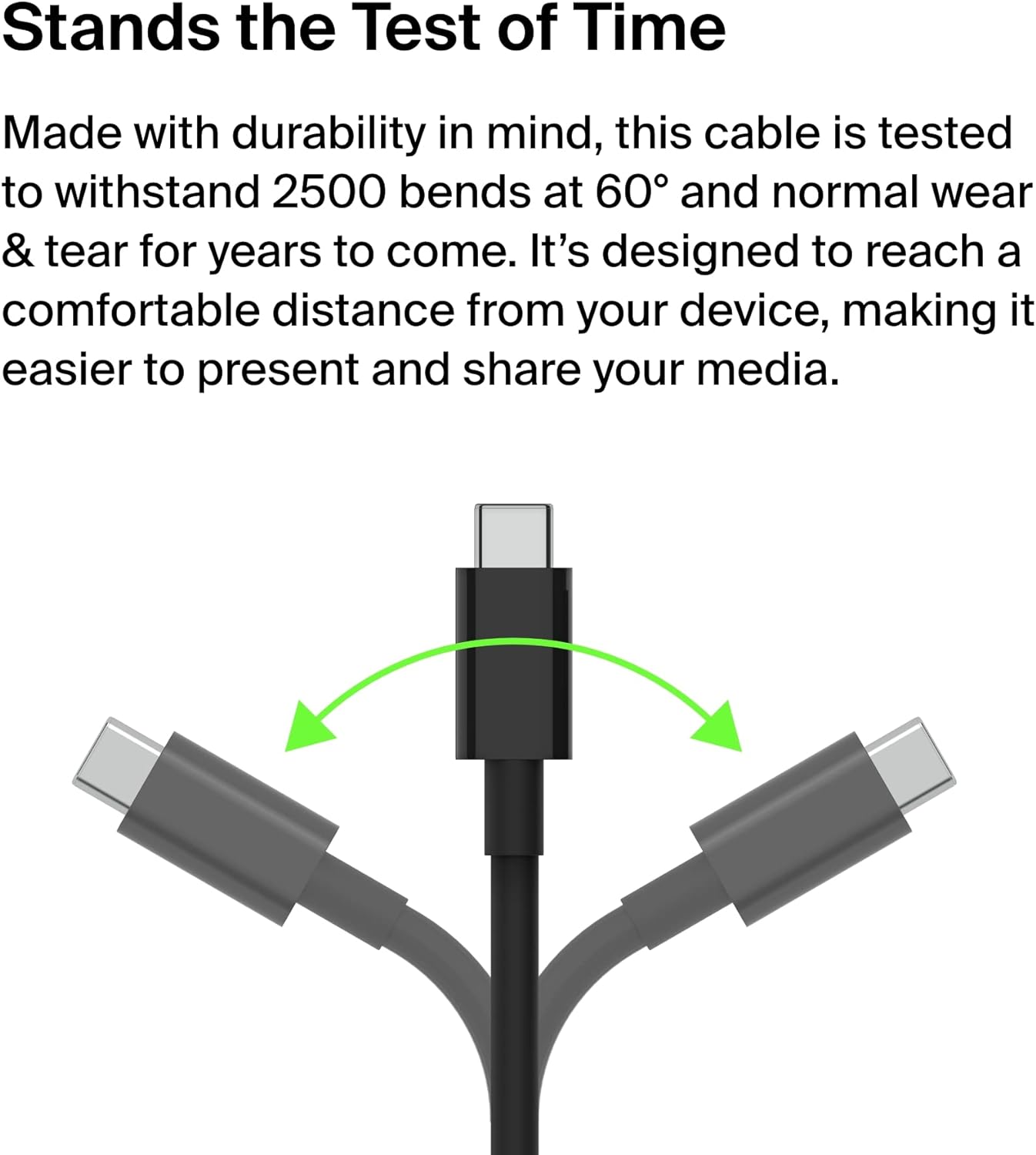 Belkin USB C to HDMI 2.1 Cable (8K 60Hz) | AVC012BT2MBK - Image 8