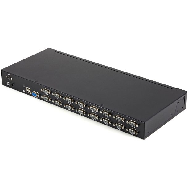Alternative view of StarTech 16 Port 1U Rackmount USB KVM Switch Kit with OSD and Cables | SV1631DUSBUK