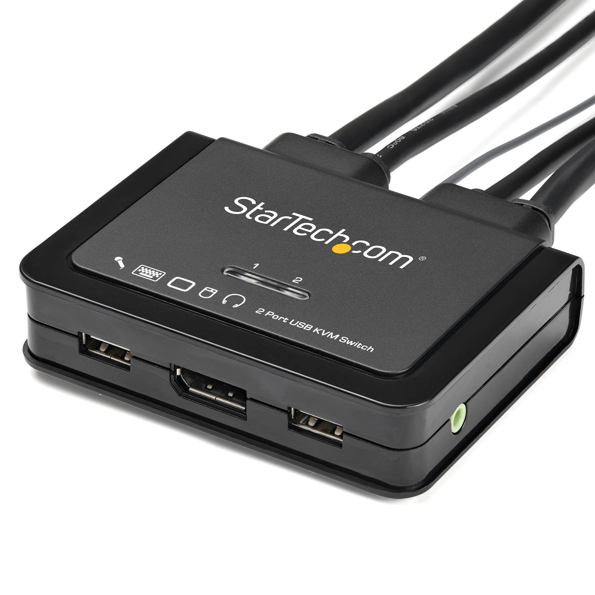 StarTech 2 Port DisplayPort KVM Switch, 4K 60Hz | SV211DPUA4K - Image 2