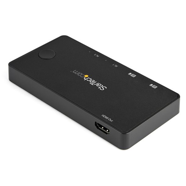 Alternative view of StarTech 2 Port USB C KVM Switch, 4K 60Hz HDMI | SV211HDUC