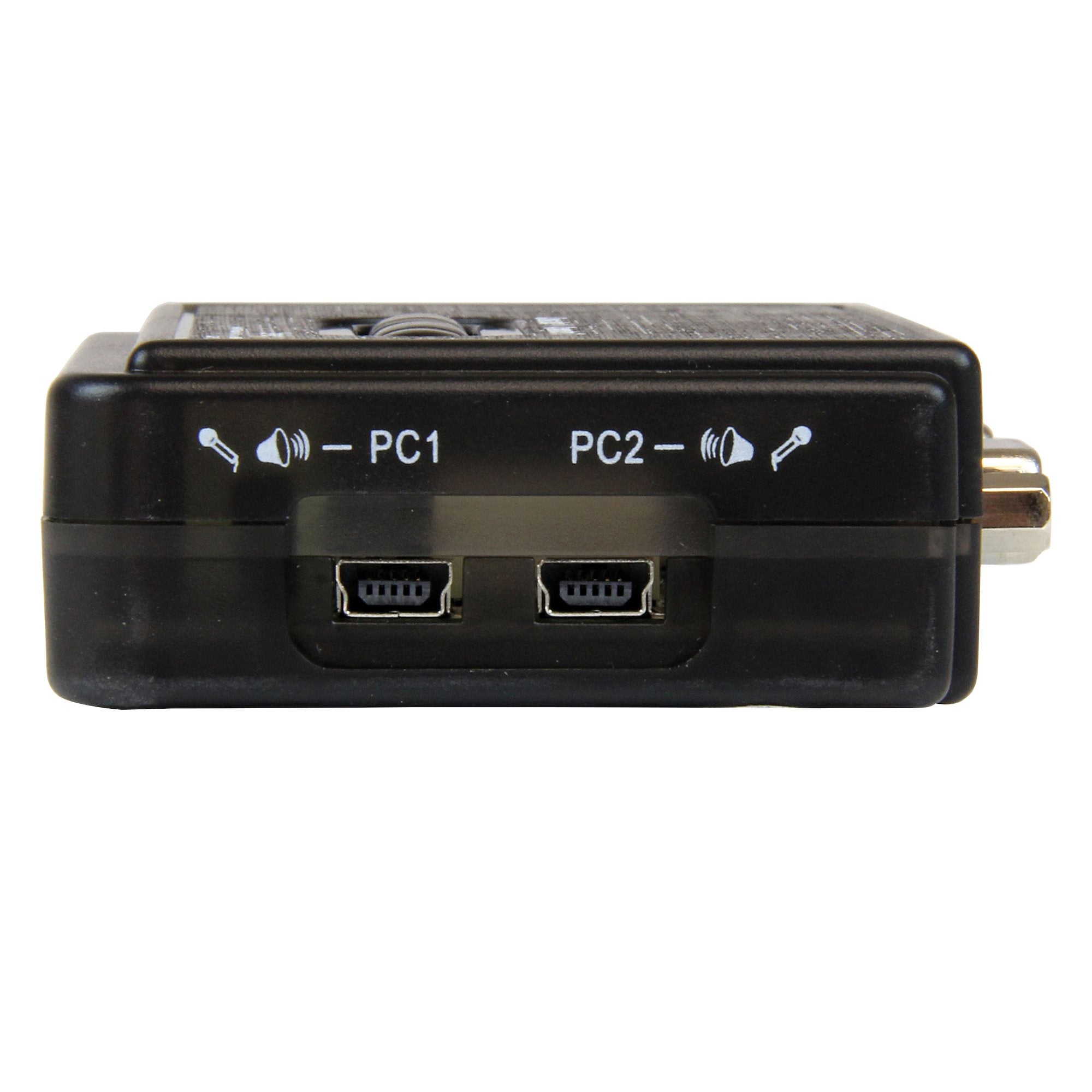 StarTech 2 Port Black USB KVM Switch Kit with Audio and Cables | SV211KUSB - Image 2